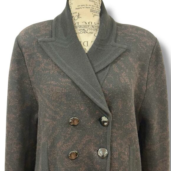 Vintage Sonia Rykiel Size L (40) Wool + Angora Cardigan Coatigan - Made in Italy - Picture 3 of 11